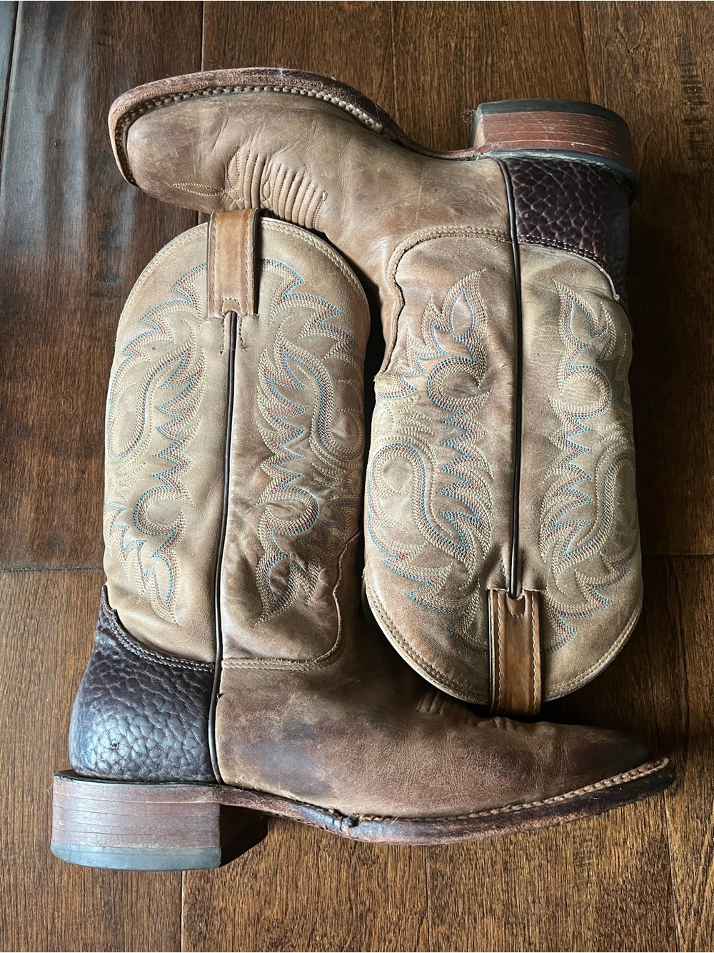 Nocona MD2731 Western Boot Tan USA  Men's Size 7D